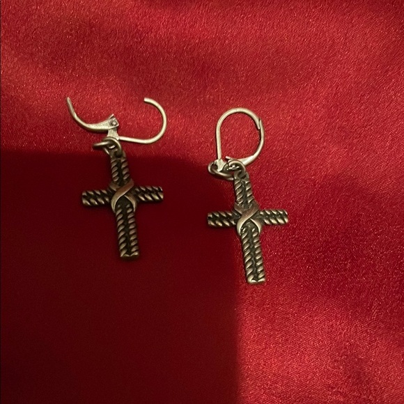 Jewelry - Silver Cross Earrings